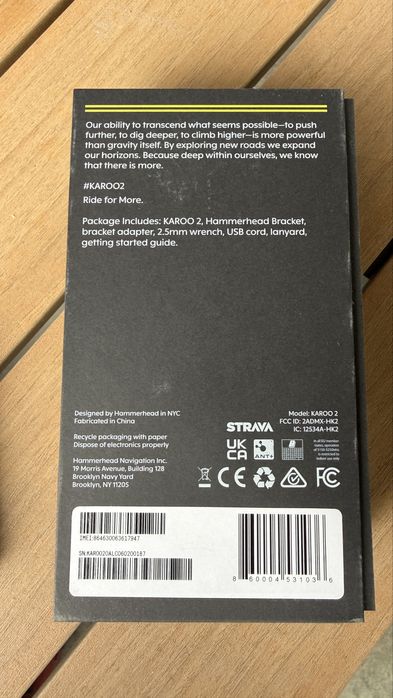 GPS Ciclocomputer Hammerhead Karoo 2