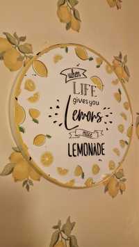 Ретро, 32см " Ако животът ти поднесе лимони, направи си лимонада"