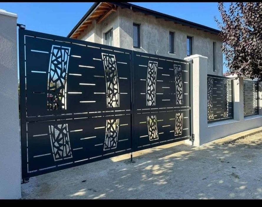 vând balustrad balcon porti gard din tabla decupata sau fier forjat