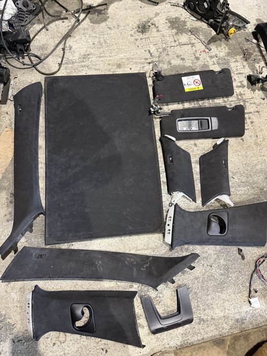 Таван алкантара бмв х6 ф16 bmw x6 f16 alcantara таван с шибидах