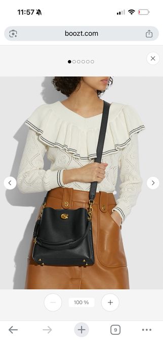 Coach Willow bucket оригинална дамска чанта