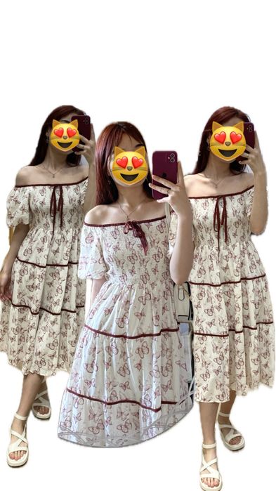 Летнее женское платье