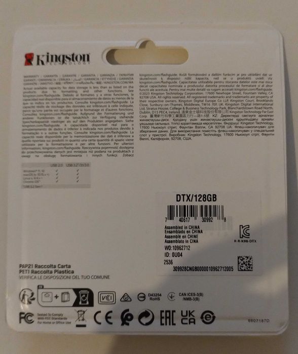Stick / Memorie USB Kingston DataTraveler Exodia 128GB, USB 3.2