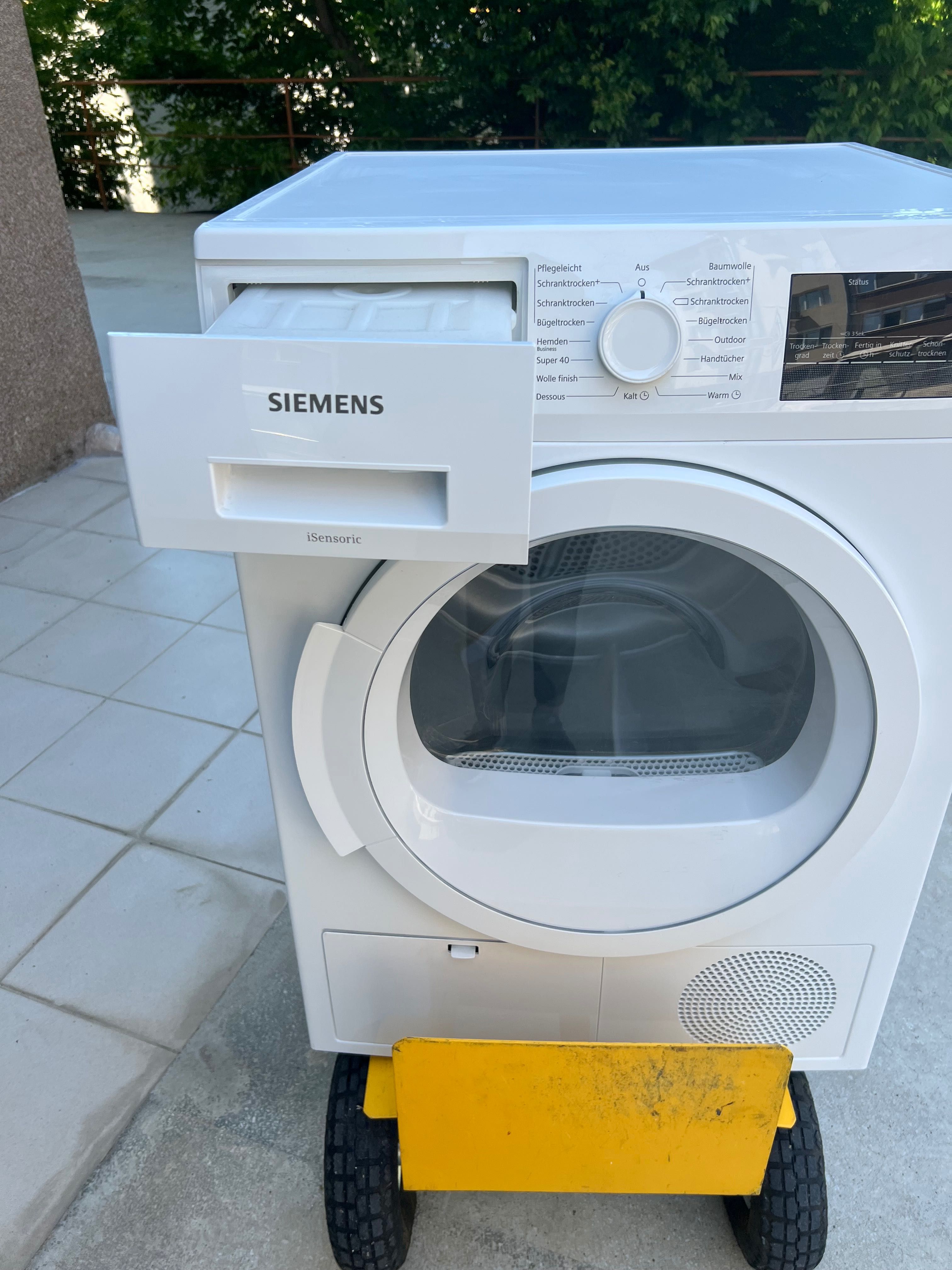 Сушилня Siemens -IQ 300,I Sensoric 8 кг,термопомпа,А++
