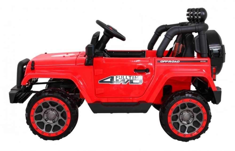 Masinuta electrica pentru copii FULL TIME 4x4 1-5 ani (7588) Rosu