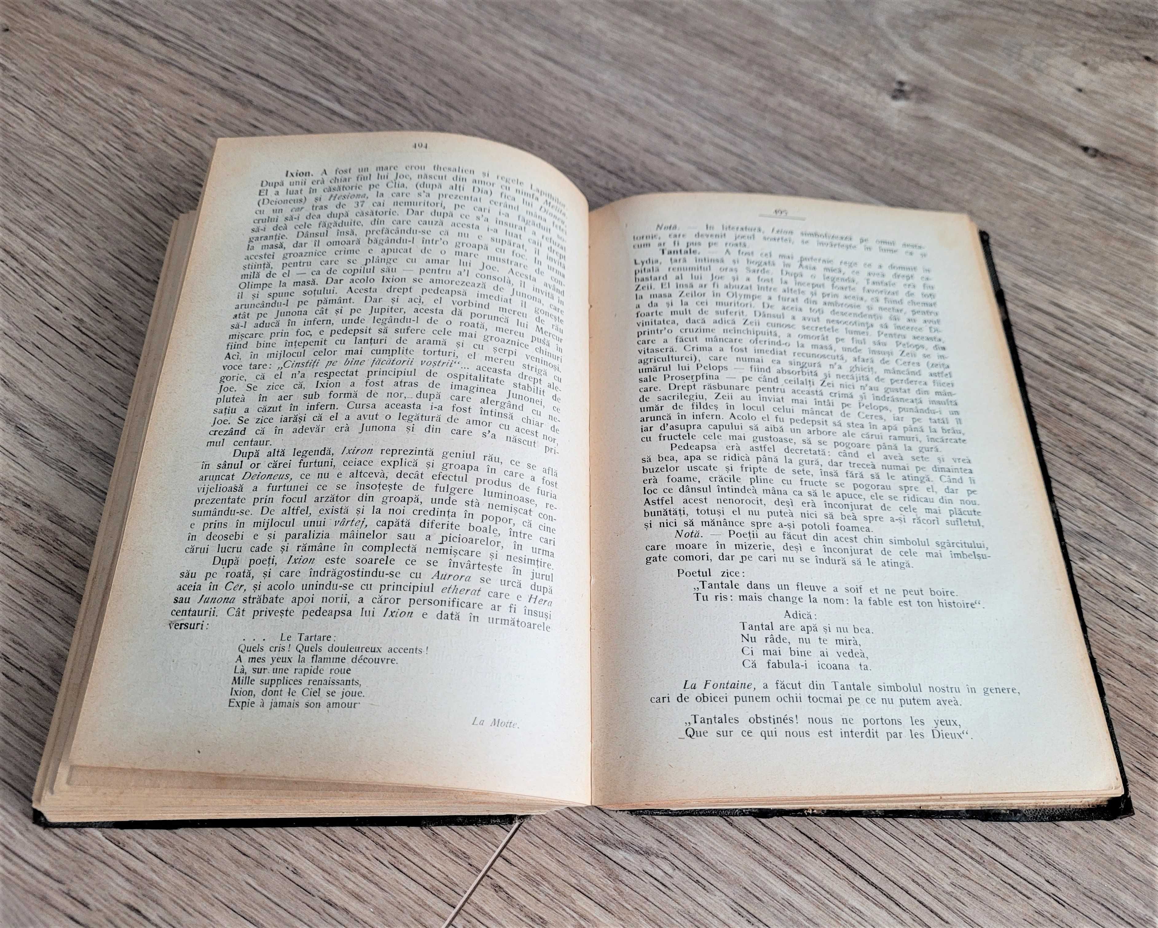 Dr. I. Kiriac - Mythologie, Ediția a II-a, Cartea Românească 1926