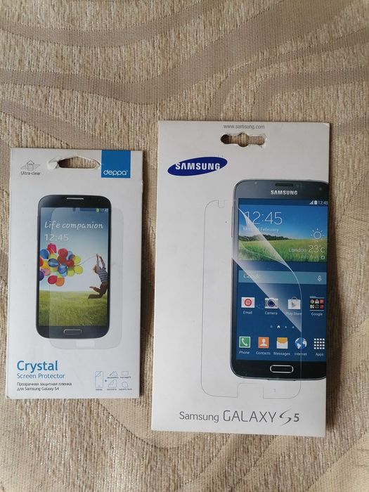 НЕ СТЕКЛО! / Защитная пленка на Samsung S4 и Samsung S5