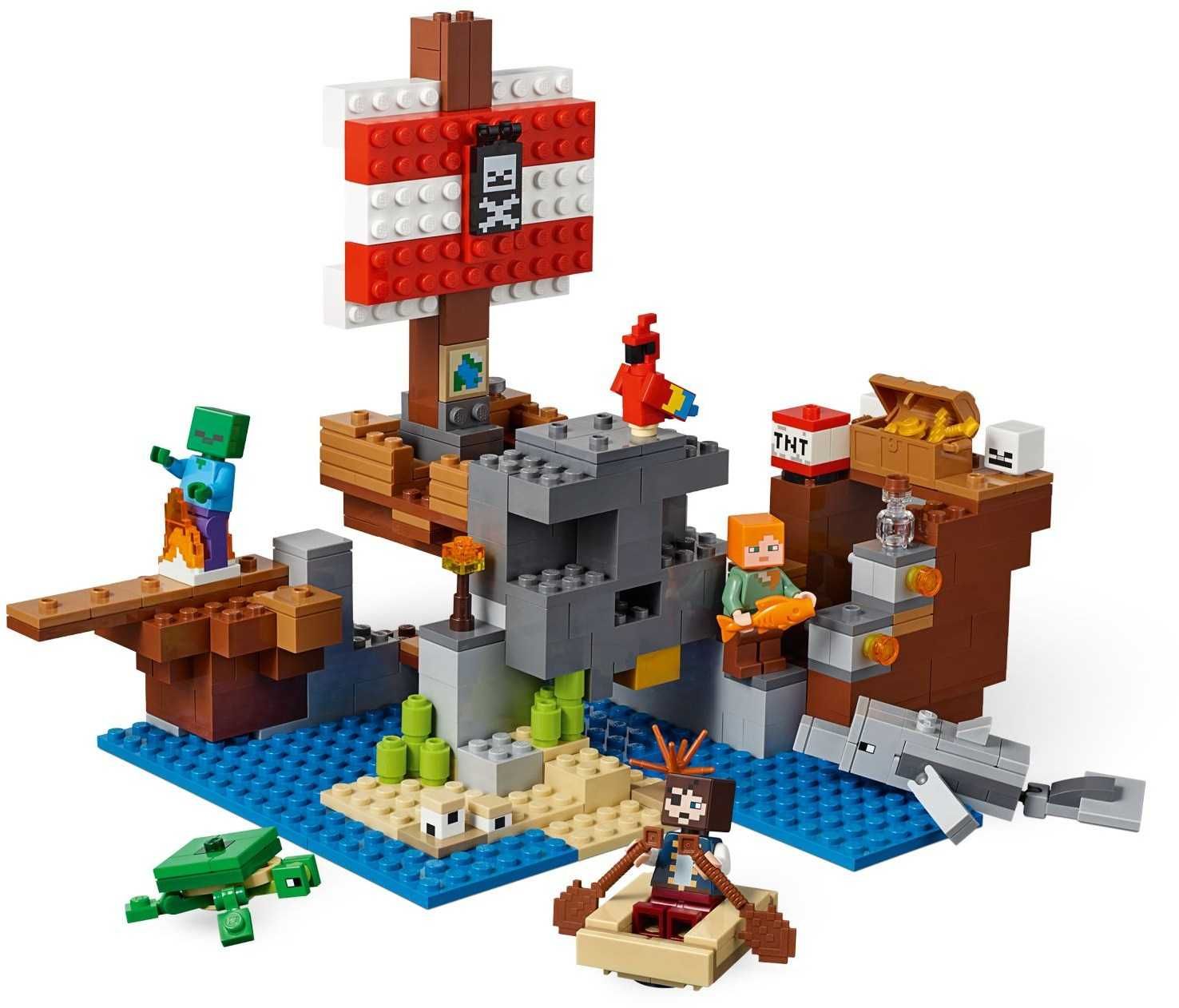 LEGO Minecraft 21152 - Aventura corabiei de pirați - NOU sigilat