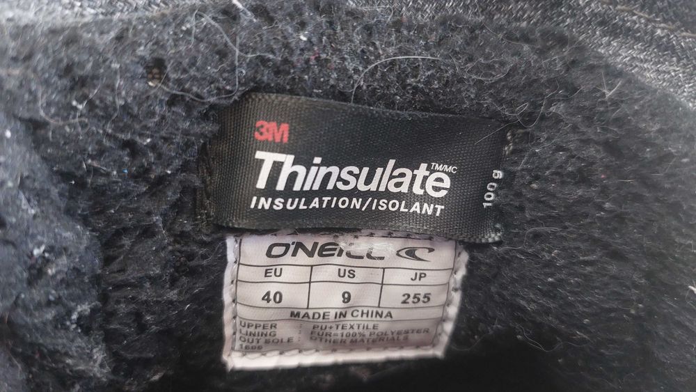 Дамски зимни боти O'NEILL - 40 номер, 26 см, водоустойчиви