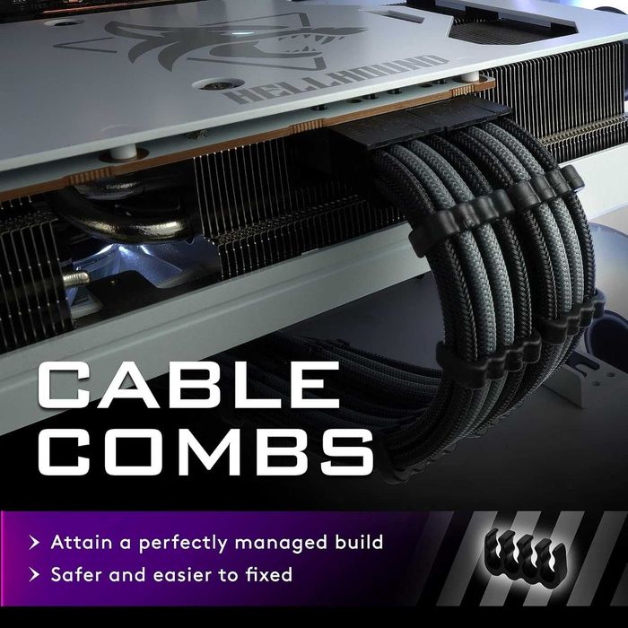EZDIY-FAB Cablu prelungitor sursă PC PSU GPU 24PIN/8PIN/6+2/4+4 300MM