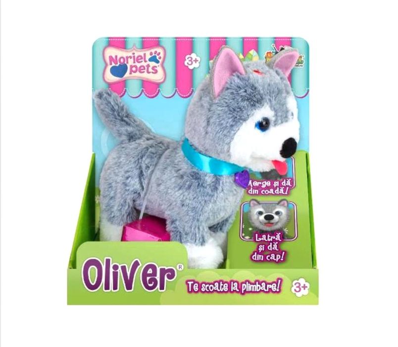 Jucărie pluș cățel care merge ,cu sunete