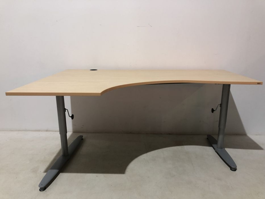 Stoc 40 Buc. Birou de Colț Reglabil pe Înălțime 180X120 cm; Masă Lucru