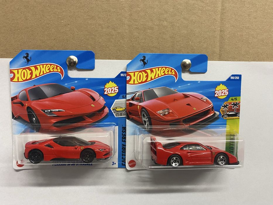Lot 2 piese HOTWHEELS Ferrari F40 Competizione Ferrari SF90 Stradal