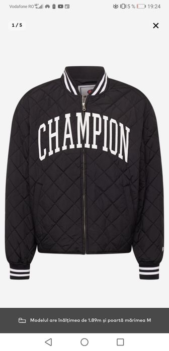 Geaca bomber barbati Champion, nouă.