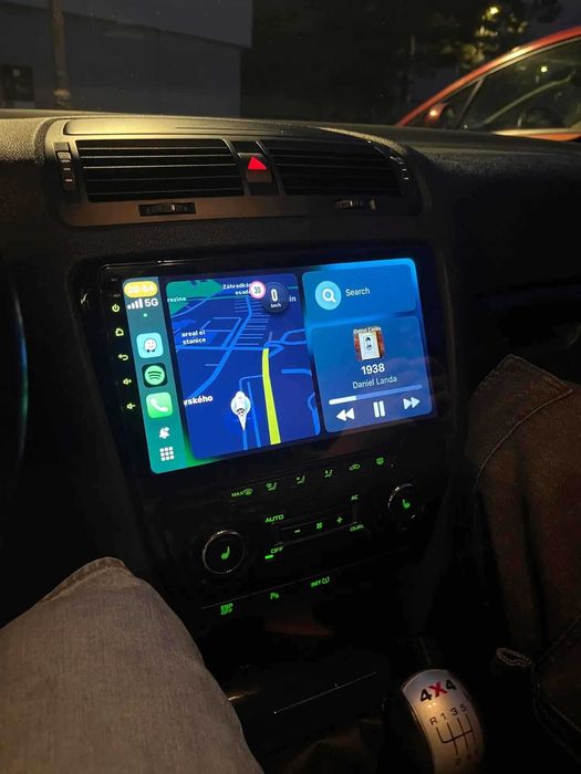 Navigatie Skoda Octavia 2 4GB RAM + 64GB ROM Carplay si Android Auto