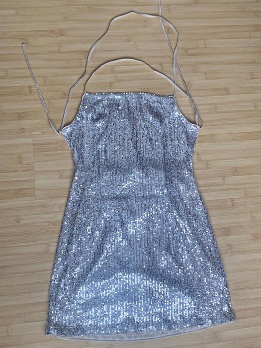 Rochie mulata roz cu paiete