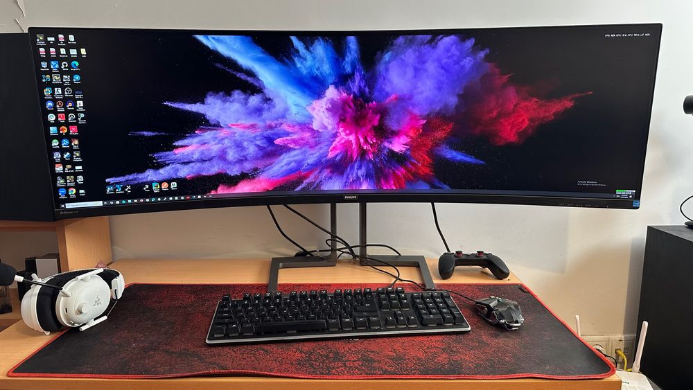 49 инчов Монитор Philips Briliance 499p9 ultra wide