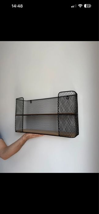 Raft de perete cu doua polite