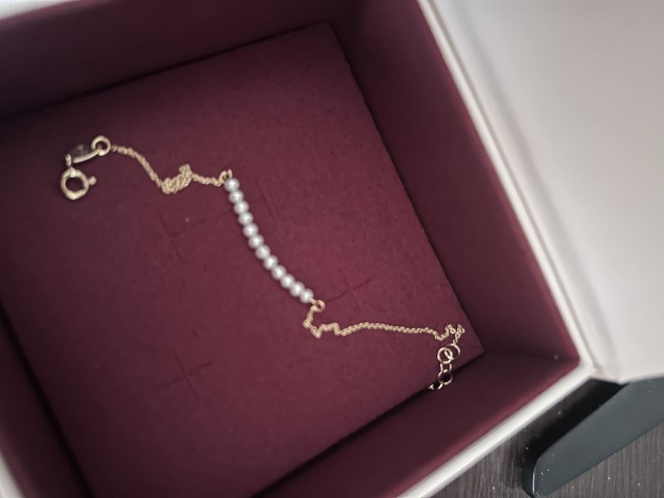 Bratara Teilor de dama - Aur 14K cu perle naturale