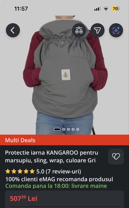 Protectie iarna pt marsupiu