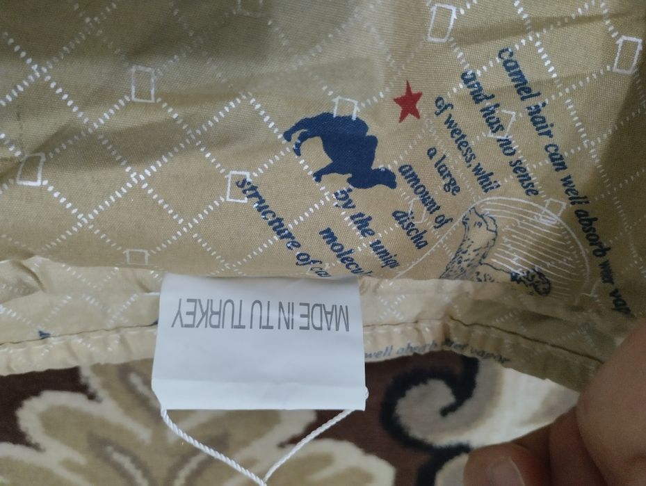 Одеяло из верблюжьей шерсти