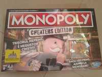 Joc Monopoly Cheaters romana, nou, Hasbro, in tipla