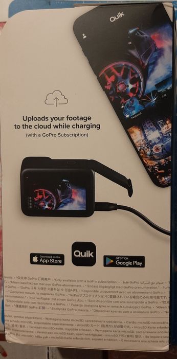 Camera video sport GoPro HERO9 Black, 5K, Wi-Fi, GPS, negru