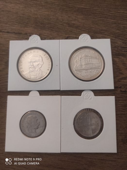 4 monede ungurești de argint