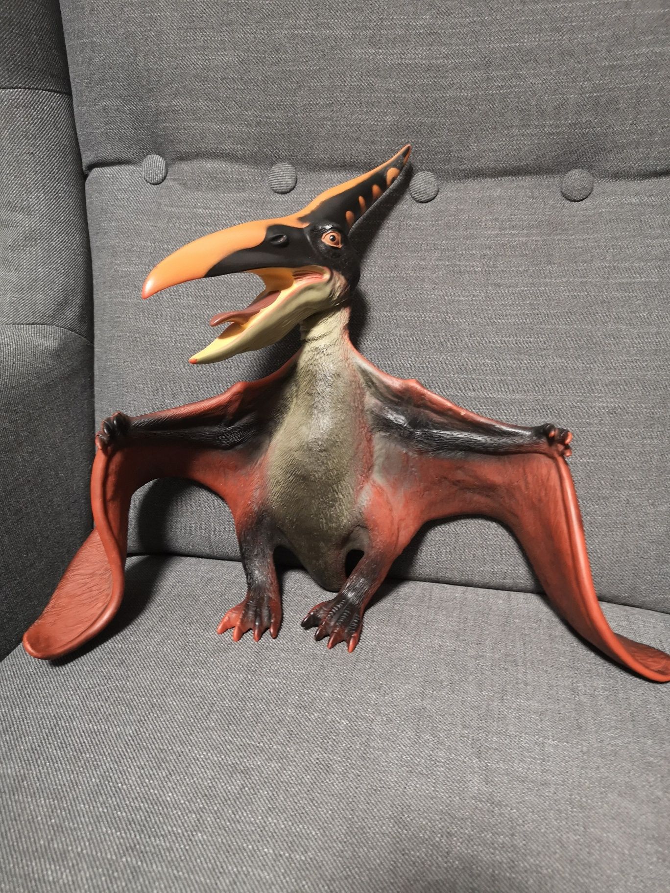 Jucărie Pterodactil cauciucata 30 cm în stare f buna