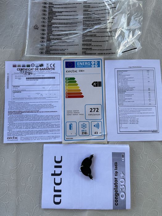 Lada frigorifica Arctic O30+, 298 L, clasa A+, functie fast freeze