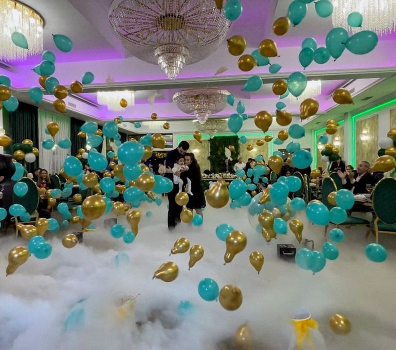 Baloane explozive, fum greu, baloane de săpun cu fum