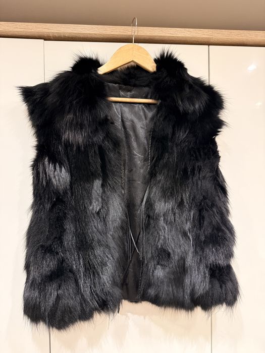 Женски елек от естествен косъм - лисица