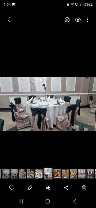 Fata de masa, huse scaune.