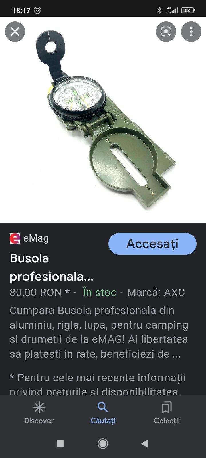 Busola profesionala militara