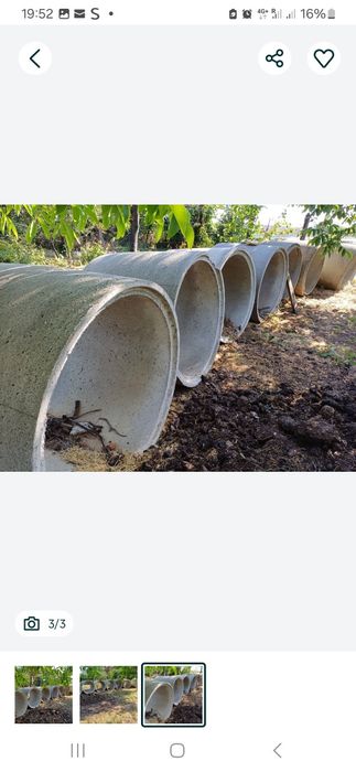 Inele de beton in numar de 8