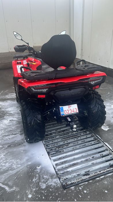 Atv CF Moto 520L numere negre