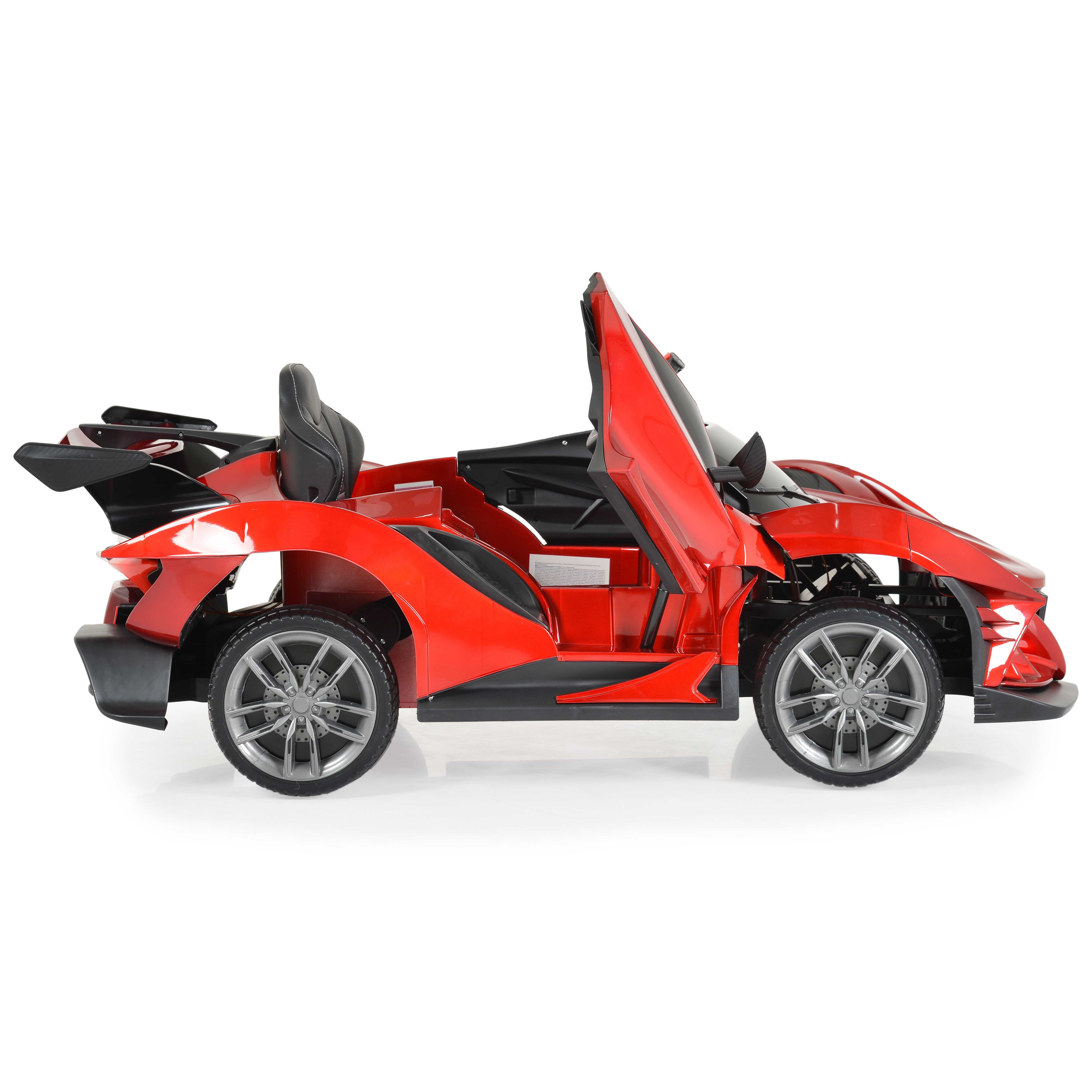 ПРОМОЦИЯ!НОВО!Акумулаторна кола Flash RED с 4Х4,12V БАТЕРИЯ,меки гуми
