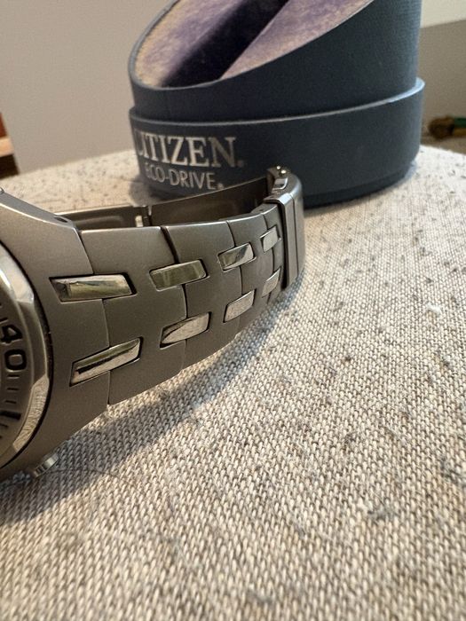 Ceas Citizen Eco-Drive Aqualand Titanium Chronograph - RAR - cutie