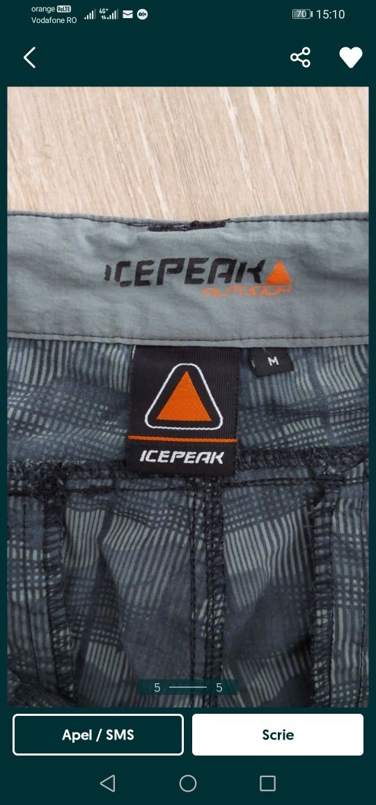 Pantaloni scurți Icepeak - M impecabili