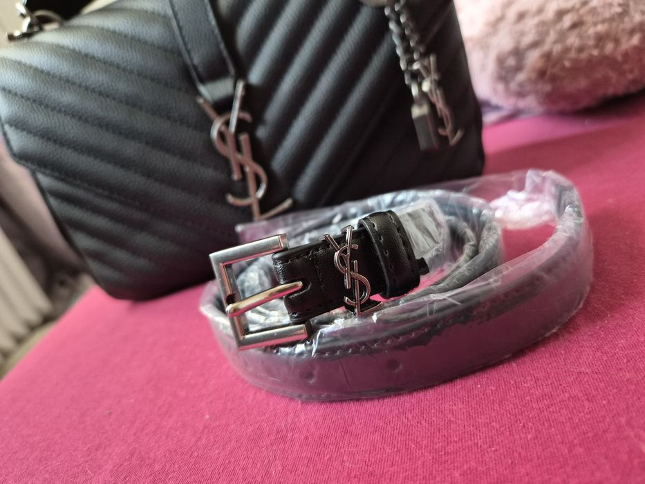 Curea YSL Neagra Silver