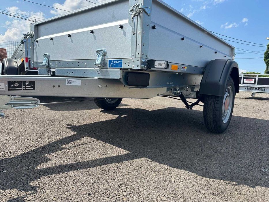 REMORCA STEMA 750- 850 kg/200(250)*110(128)*35 cm, CU SISTEM FRANARE !