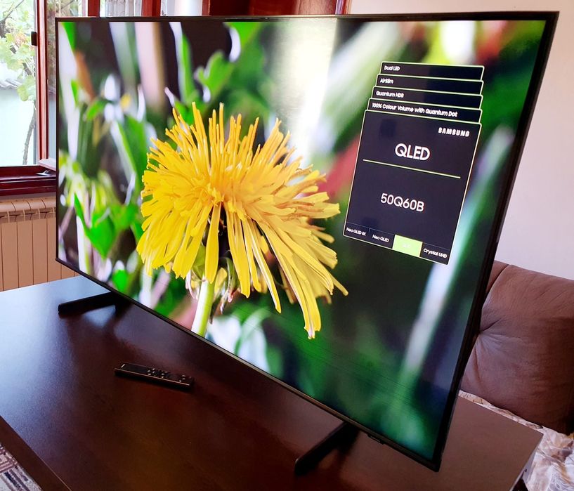 Телевизор - Samsung 50 ИНЧА - QLED - SMART TV - UHD - HDR !