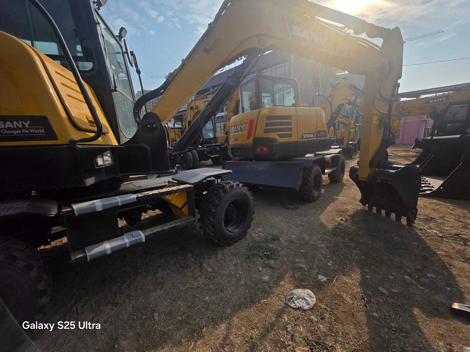 Sany колесный экскаватор SY65