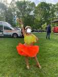 Costum dans fetițe 7-8 ani