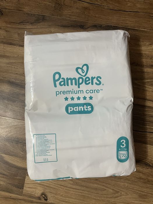 Pampers pants 3 6-11 kg 72 броя