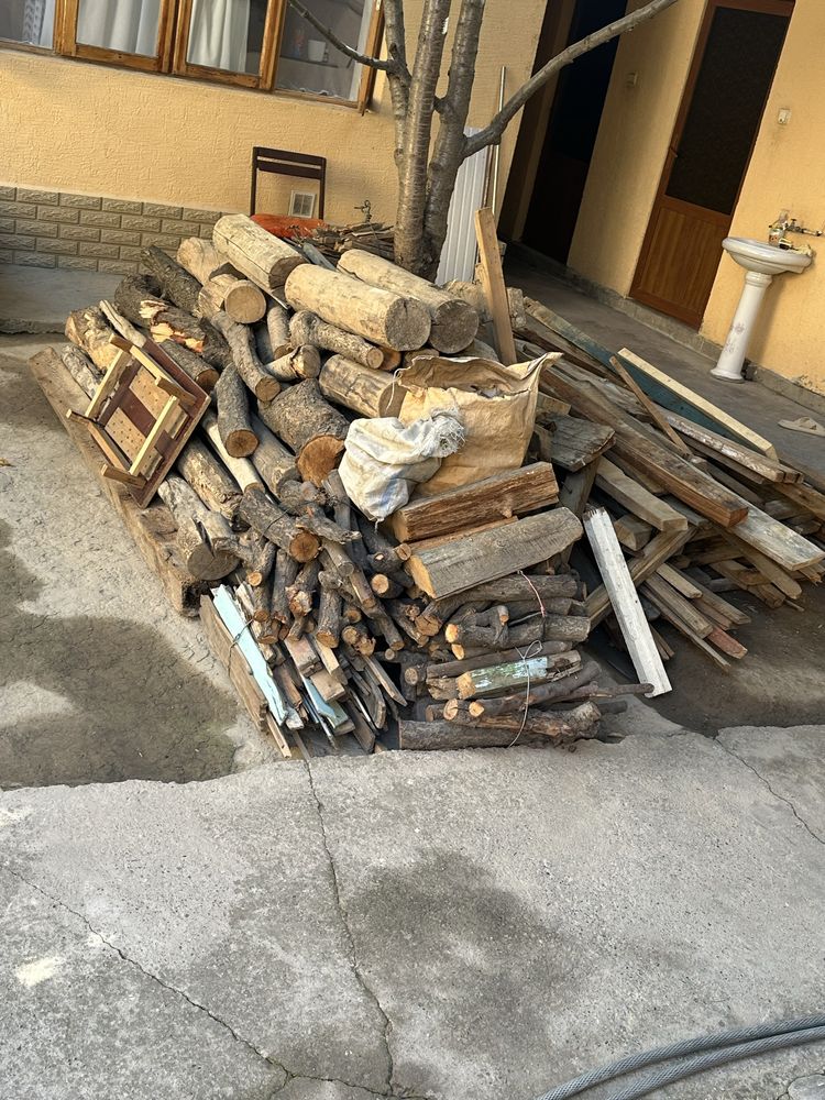 Дрова из фруктовых и ореховых сосен