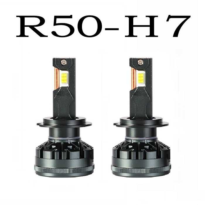 ЧЕРЕН ПЕТЪК Комплект LED Лед Диодни Крушки X3 Amio H1, H4, H7 H/L - 50