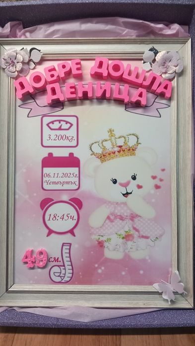 Визитка за бебе .