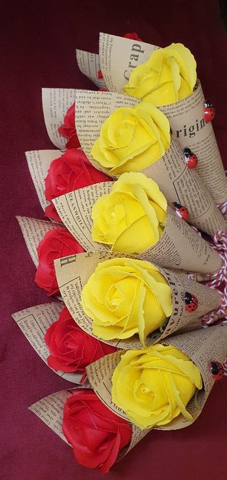 Trandafiri sapun 3lei buc