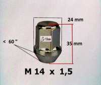 Piulite jante aliaj Opel Insignia, Land Rover, Hyundai, M14x1,5